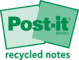 Post-it® Recycled Notes